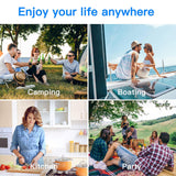 BODEGACOOLER 12 Volt Car Refrigerator,Dual Zone APP Control, Designed with Removable 2-Way Door Portable Freezer,75 Quart-4℉-68℉