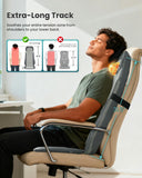 Snailax Shiatsu Back Massager with Heat,Full Back Massager for Pain Relief Deep Tissue,Longer Massage Chair Pad,Back Kneading Shiatsu or Rolling Massage for Chair