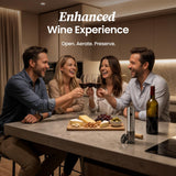 Electric Wine Opener Gift Set — Rechargeable All-in-One Wine Accessories Kit with Automatic Bottle Opener, Foil Cutter, Vacuum Stopper, Aerator & Dispenser — Best Wine Lover Gifts for Women & Men