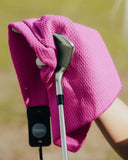 Playing It Forward Magnetic Golf Towel for Golf Bags with Clip for Men & Women, Waffle Weave Microfiber Towel, Set of 3