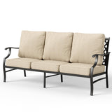 MIXPATIO, 3-Seat Outdoor Patio Sofa, Metal Frame, Beige