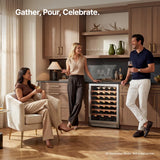 Ca'Lefort 24 Inch Wine Fridge, 61 Bottles Wine Cooler Refrigerator