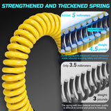 Weighted Cordless Battle Ropes for Home Gym & Apartment with Workout Guide