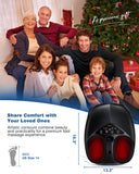 KNQZE Shiatsu Foot Massager with Heat and Remote, 2026 Upgraded Lift-Arch Design, 3D Deep Kneading, Relief for Plantar Fasciitis and Foot Pain, Fits Up to Men Size 14, Ideal Gift for Mom Women Men