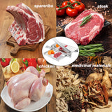 YOUMEHE 20 Inches - Stainless Steel Bone Cutter, 2 Sharp Blades-Replaceable blades, Meat Cutter for Frozen Chicken Fish or Steak, Manual Meat Slicer, Home and Commercial Cooking