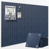Large Cork Board for Walls 20 Pack Bulletin Board with 100 Adhesive Tabs