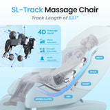 AmaMedic 2026 4D Massage Chair for Full Body. Haven 4D, AI Health Detection, Intelligent Voice Control, Body Scan Technology, SL Track, Zero Gravity Reclining, Professional Massage Chair (Black)