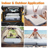 GOTIDY 65''SUV Air Mattress Pad for SUV Trunk, 10 Inch Ultra-Thick Inflatable Car Mattress SUV, SUV Air Mattress Camping Bed with Built in Pump