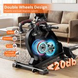 pooboo Rowing Machines for Home, Magnetic Rowing Machine with Adjustable Resistance, Folding Rower Machine of Quiet, 350lbs Weight Capacity, Comfortable Seat Cushion,LCD Monitor, App Support