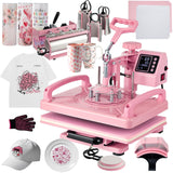 Hitgrand Heat Press 12x15 inch, Heat Press Machine for T-Shirts, 8 in 1 Heat Press with 30 OZ Tumbler Press