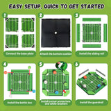 Remote Control Foosball Table Game, Mini Soccer Board Games with 3 Balls & 4 Remote Controllers, Football Tabletop Games Toy for Kids and Adults 3 4 5 6 7 8-12+Years Old - Gift for Boys Girls