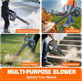 SENIX 22" Self-Propelled Gas Lawn Mower (170cc) +17-Inch 26.5 cc Gas Weed Wacker + 26.5cc Gas Leaf Blower Yard Tool Kit