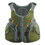 Stohlquist Keeper Fishing Lifejacket, USCG/Transport Canada Approved PFD (Green, Large)