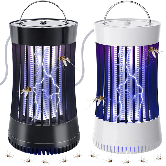 Home 2 Packs Indoor Bug Zapper with Fan, 1500V High Voltage Lighted Mosquito Lamp Trap (NO Battery) Lulu Home