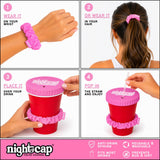 NightCap Drink Cover Scrunchie, Reusable Drink Protector for Bars, Festivals, Concerts, Cruise Essentials, Beach Vacations, Bachelorette Parties & College Nights Out, Wrist or in Hair, Shark Tank