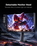 KTC 25M2 Pro 400Hz Gaming Monitor, 24.5 Inch 360Hz Gaming Monitor 1080P, Fast IPS, 1ms GTG, DAC, Adaptive Sync, Vertical Monitors w/Shielding Hood, HDMI DP, Tilt/Swivel/Pivot/Height Adjustment, VESA