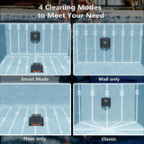CoasTeering Upgraded Cordless Robotic Pool Cleaner with Smart Navigation, 210 Min Runtime, Wall & Waterline Cleaning, Pool Vacuum for Ingrounds & Above Ground Pools up to 3229 Sq.ft