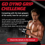 (NEW) GD DYNO-200 Digital Hand Dynamometer Grip Strength Measurement Electronic Hand Grip Strength Tester Grip Strengthener Hand Exerciser 440 Lbs (200 Kgs) GD