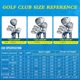 Complete Golf Club Set for Children Kids, Beginner's Golf Training Set, Boys Right Hand Golf Clubs Set with Bag, 150
