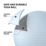 FITMIND Yoga Ball set-65cm&25cm（Blue）