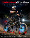 ADISTAR 16" Electric Bike,500W Motor,65 Miles Range,748.8Wh