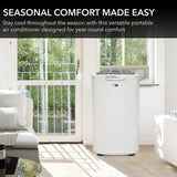 Whynter ARC-110WD 11,000 BTU (5,900 BTU SACC) Portable Air Conditioner, White