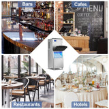 500 lbs High-Output Commercial Ice Machine Freestanding Self-Clean Durable