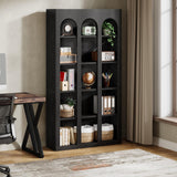 Tribesigns 5-Tier Arched Bookshelf, 70.87-Inch Mid Century Modern Bookcase
