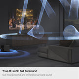 Samsung Q-Series Soundbar (HW-Q990H, 2026 Model), 11.1.4ch, Subwoofer + Rear Speaker