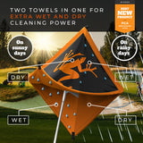 Frogger Amphibian Towels Bundle - Amphibian Towel & Golf Ball Towel Combination, Navy Seals