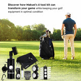 Golf Accessories Kit - Durable Golf Kit for Men and Women (6 Tools) - Elevate Your Golfing Performance Today