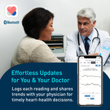 OMRON Silver Blood Pressure Monitor for Home Use & Upper Arm Blood Pressure Cuff - #1 Doctor & Pharmacist Recommended Brand - Clinically Validated - Connect App