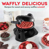 Belgian Waffle Maker – 1” Thick Waffle Mold, Nonstick Waffle Iron with Quick Heat-Up, Surface (Black) DASH