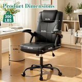 Nexthro Office Desk Chair, Executive Computer Rolling Chair with PU Leather