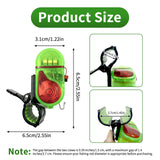 MuNanshan New 4Pcs Fishing Bite Alarm, Sensitive Electronic Fishing Alarms Indicator, Sound Bite Alert Bell with LED Lights