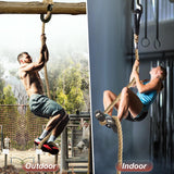 Keepark Climbing Rope, 1.5 Inch Diameter 20FT Length Gym Climbing Rope for Fitness & Strength Training, Workout Climbing Rope for Adults Kids with Climbing Exercises & Home Workouts Keepark