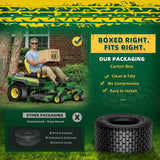 Wiltire 2 Pack 13x6.50-6 Turf Lawn Garden Mower Tire,13x6.5x6 Zero Turn Mower Tire, Tubeless Tractor Tires for Garden Tractors, Walk-behind Mowers, Turf Maintenance Vehicles, Golf Carts