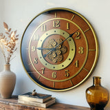 THE GEARS CLOCK 24'' Inch Real Moving Gear Wall Clock Sweden Line Malmo (24 inches (59 cm))
