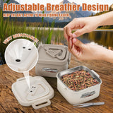 THKFISH Fishing Bait Container, Worm Storage Box, Nightcrawler Box, Insulated Stainless Steel Live Bait Storage, Portable Worm containers for fishing to Keeps Bait Fresh and Alive