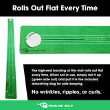 Golf Roll The Rock Putting Mat - Have Fun Perfecting Stroke, Alignment, Speed Control, Visualization, Consistency EyeLine Golf