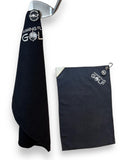 Aiming Fluid Golf Multi-Function Magnetic Golf Towel I Exclusive Wash Pocket I Magna-Anchor Technology