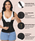 Figninget Tummy Control Corset Shapewear Waist Slimmer for Women Workout Sport Faja Body Shaper Black 3XL