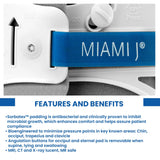 Miami J Cervical Collar - Neck Brace for Restricting Cervical Motion-Nerve & Post-Surgery Relief , Neck Pain Relief, Decompression & Support - Rigid Posture Corrector & Stretcher for Whiplash (MJ-200 / Kyphotic)