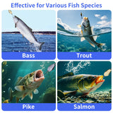 Fishing Lures – 73PCS Fishing Tackle Kit with Tackle Box, Bass Fishing Lures Set for Freshwater Bass & Trout, Crankbaits, Frogs, Soft Plastic Worms, Spinnerbaits, Jigs – Multi-Species Fishing Gear
