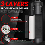 JEALTHK 4FT High-Density Oxford Fabric Unfilled Punching Bag for Adults. Boxing Training Equipment with 12OZ Gloves for Boxing MMA Kickboxing Karate Muay Thai Home Gym Training Jealthk