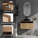Pluriton 30" Bathroom Vanity with Sink, Floating Vanity Sinks for Bathrooms