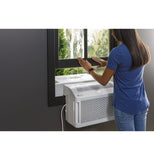 GE Profile ClearView Window Air Conditioner 8,300 BTU, WiFi Enabled, Ultra Quiet for Medium Rooms, Full Window View with Easy Installation, 8K Window AC Unit, White (Renewed)