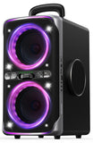 FREEPEAR Party Bluetooth Speaker - 240W Peak Loud Speaker, Dazzling Light Show, Deep Bass, IPX4 Waterproof, 15H Battery, TWS Pairing, BT 5.3 Wireless, Portable for Home/Outdoor/Beach/Pool Party