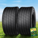 Wiltire 2 Pack 18x9.50-8 Lawn Mower Tire,18x9.50 8 Rear Turf Tires for Garden Tractor Riding Lawn mowers and Golf Cart,18x9.50-8nhs, 4 Ply Tubeless,1040lbs Capacity