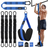 260lbs, Heavy Pull Up Bands Resistance Bands for Pull Ups Working Out with Feet Rest, Pull Up Bar Bands Assistance Bands Strength Training Workout Equipment, Height Adjustable